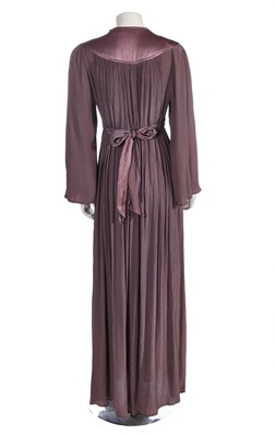 Lot 271 - A grey-mauve Ossie Clark for Radley smock dress, 1970s