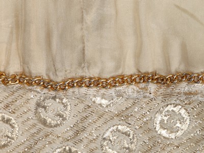 Lot 1 - A Gabrielle Chanel haute couture gold lamé dress and jacket, probably Autumn-Winter 1965-66