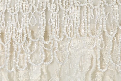 Lot 7 - A Chanel pleated white organza tunic/blouse, 'Paris-Dallas' collection, Métiers d'Art, Pre-Fall 2014
