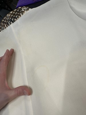 Lot 8 - A Chanel ivory silk-crêpe jacket, 'Paris-Rome' collection, Métiers d'Art, Pre-Fall 2016