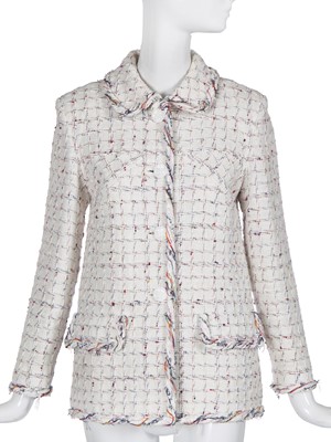 Lot 9 - A Chanel fantasy tweed jacket, Spring-Summer 2018