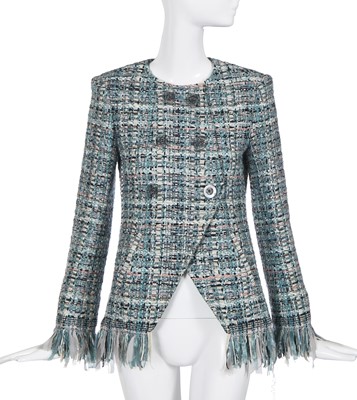 Lot 14 - A Chanel fantasy tweed jacket, 'Paris-Cosmopolite' collection, Métiers d'Art, Pre-Fall 2017
