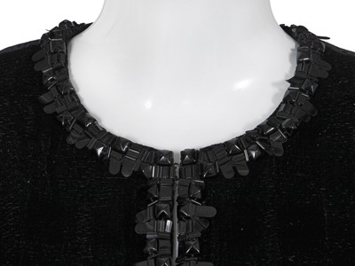 Lot 23 - A Chanel black velvet jacket, circa 2015