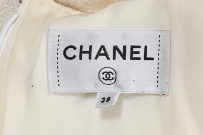 Lot 28 - A Chanel white silk blend terrycloth dress, 'Eygptomania' collection, Métiers d'Art, Pre-Fall 2019