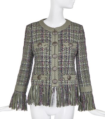 Lot 32 - A Chanel fantasy tweed jacket, 'Cruise Cuba' collection, Cruise 2017