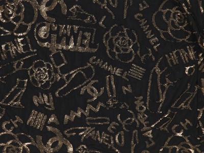 Lot 37 - A Chanel gold and black chiffon jacket, 'Eygptomania' collection, Métiers d'Art, Pre-Fall 2019