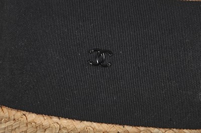 Lot 41 - A Chanel straw hat, Spring/Summer 2019