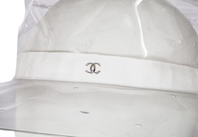 Lot 42 - A Chanel clear vinyl hat, Spring-Summer 2018