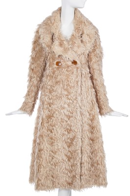 Lot 171 - A Vivienne Westwood faux fur coat, 'Portrait' collection, Autumn-Winter 1990-91