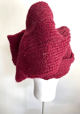 Lot 296 - A rare John Galliano hat and scarf, 'Les Incroyables' collection, July 1984