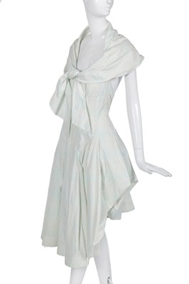 Lot 282 - A John Galliano pastel plaid cotton dress, 'Blanche DuBois' collection, Spring-Summer 1988