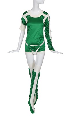 Lot 349 - A Westwood/McLaren sports-inspired ensemble, 'Hypnos' collection, Spring-Summer 1984
