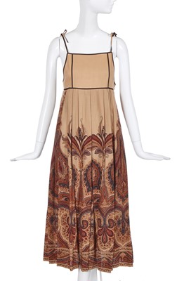 Lot 378 - A Bill Gibb brown wool ensemble, 1977