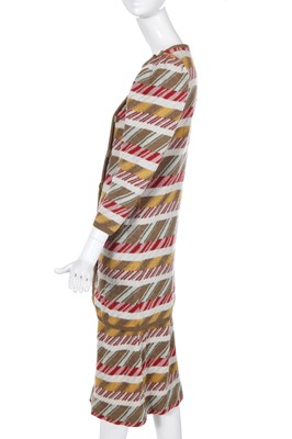 Lot 381 - A Bill Gibb multicoloured knit ensemble, probably Autumn-Winter 1975-76