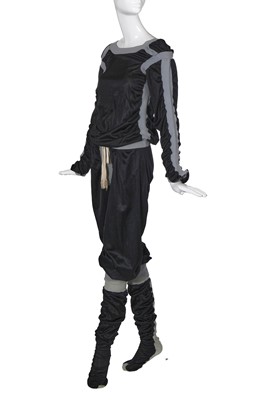 Lot 252 - A Westwood/McLaren sports-inspired ensemble, 'Hypnos' collection, Spring-Summer, 1984