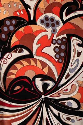 Lot 46 - A Pucci printed velvet skirt, late 1960s,...