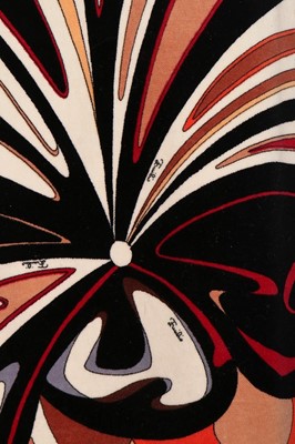 Lot 46 - A Pucci printed velvet skirt, late 1960s,...