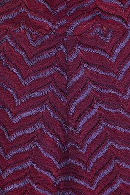 Lot 28 - A Biba purple viscose ensemble, circa 1970