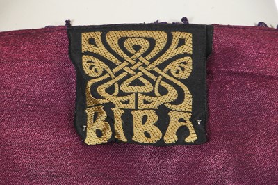 Lot 28 - A Biba purple viscose ensemble, circa 1970