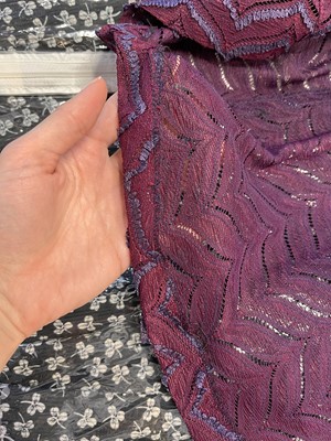 Lot 28 - A Biba purple viscose ensemble, circa 1970