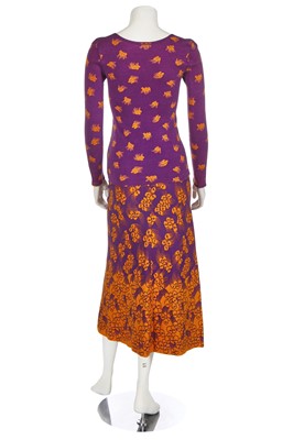 Lot 92 - A Biba floral printed cotton jersey ensemble, circa 1973