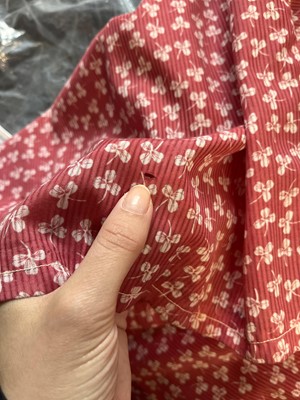 Lot 30 - A Biba printed pink voile maxi-dress, circa 1970