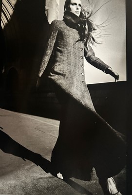 Lot 34 - A Biba checked tweed 'Battle Dress' coat, circa 1970