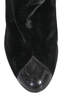 Lot 13 - Two pairs of black Chanel boots, 2010s