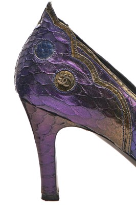 Lot 12 - Three pairs of Chanel heels, 2010s