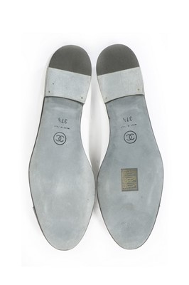 Lot 5 - Three pairs of summery Chanel shoes, modern,...