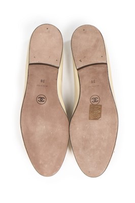 Lot 5 - Three pairs of summery Chanel shoes, modern,...