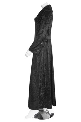 Lot 36 - A good Biba black faux-fur maxi coat, circa 1970