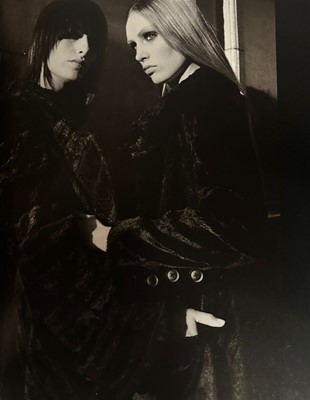 Lot 36 - A good Biba black faux-fur maxi coat, circa 1970