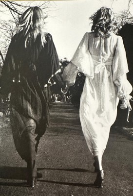 Lot 38 - A Biba black muslin maxi dress, circa 1970