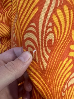 Lot 1 - A Biba printed brushed cotton mini dress, circa 1966