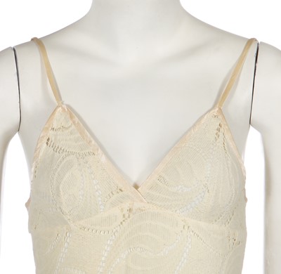 Lot 41 - A Biba ecru wool lace ensemble, circa 1970