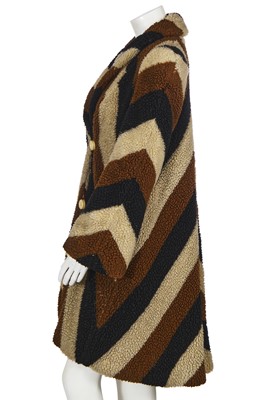 Lot 42 - A Biba faux fleece coat, circa 1970