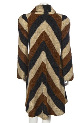 Lot 42 - A Biba faux fleece coat, circa 1970
