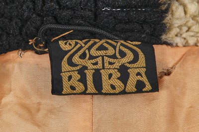 Lot 42 - A Biba faux fleece coat, circa 1970