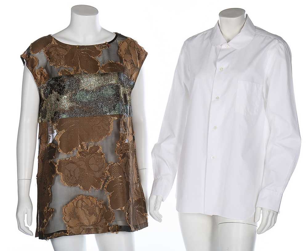 Lot 53 - A group of designer shirts and bodices,...