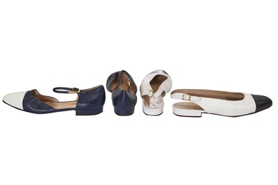 Lot 48 - Two pairs of Chanel ballet flats, 2000s