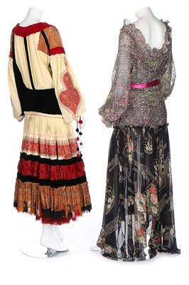 Lot 54 - A group of hippy and ethnic clothing,...