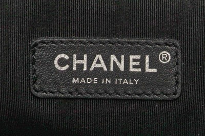 Lot 2 - A Chanel black and gold medium Gabrielle hobo bag, circa 2019