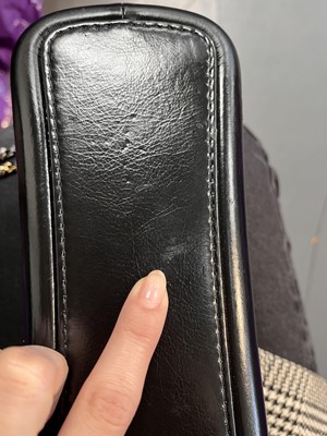 Lot 2 - A Chanel black and gold medium Gabrielle hobo bag, circa 2019