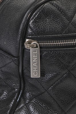 Lot 4 - A Chanel black leather handbag, 2000-2002