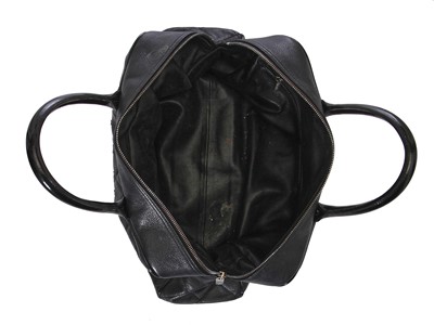 Lot 4 - A Chanel black leather handbag, 2000-2002