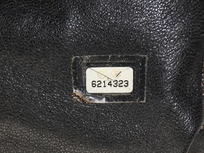 Lot 4 - A Chanel black leather handbag, 2000-2002