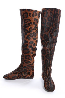 Lot 55 - Four pairs of boots, including Romeo Gigli...