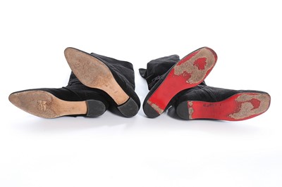 Lot 55 - Four pairs of boots, including Romeo Gigli...