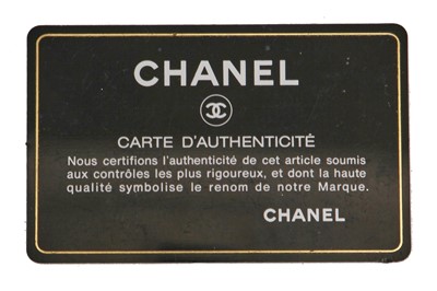 Lot 7 - A Chanel blue leather handbag, circa 2007